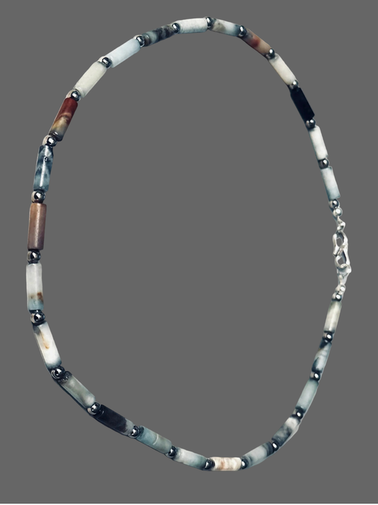 andean_opal_tube_bead_necklace_sterling_silver_handmade_jewellery