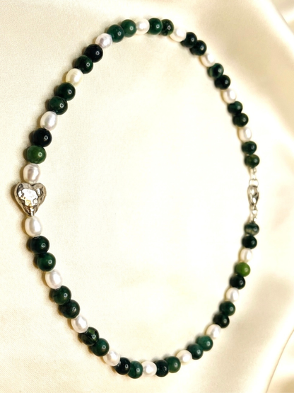 artisan_green_jade_pearl_heart_necklace_silver_jewellery