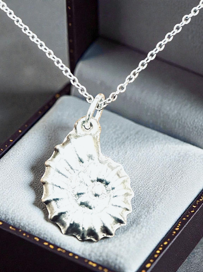 handcrafted_nautilus_spiral_pendant_recycled_sterling_silver
