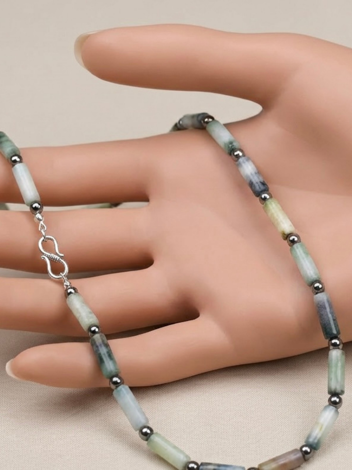 natural_andean_opal_bead_necklace_silver_chain_design