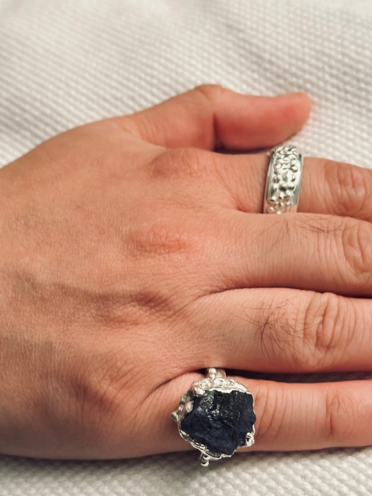 raw_tanzanite_gemstone_ring_recycled_silver